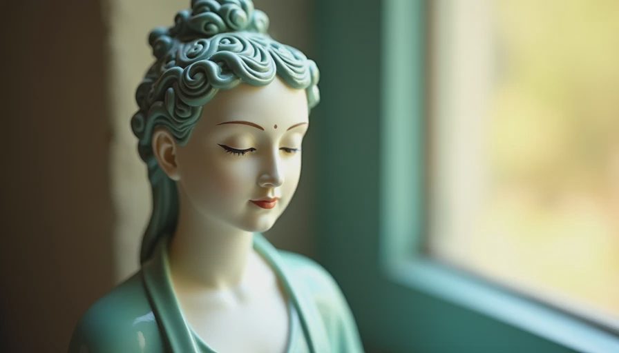 Visual context for kuan yin goddess