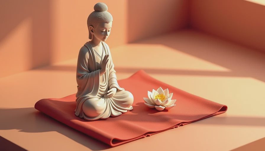 Visual context for kwan yin bodhisattva